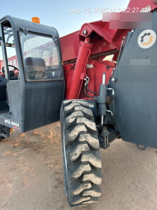 2018 Manitou MTA8044 MTA 8044 - 74 HP T4, Canopy, Worklights/Strobe, Beacon, 66" Carriage, 48" Forks, Solid Tires, Lift Hook, Aux Hydraulics