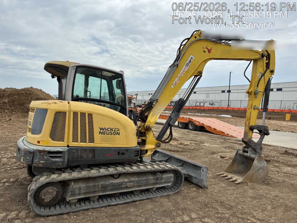 Wacker Neuson ET90 ET90 18K Excavator, Cab, Bucket