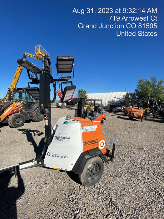 2023 Generac MLT2 Diesel, Flex Switch 120V Input, Powerzone Controller, (4) 320W LED Lights, 4kW Generator, 39.9 Gal Fuel Tank, 2" Ball, T3