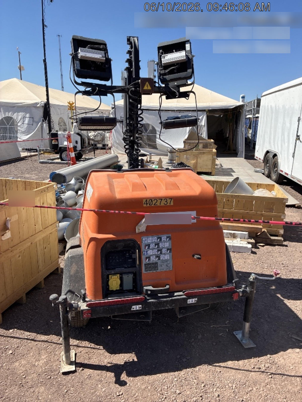 2024 Generac MLT2 Diesel, Flex Switch 120V Input, Powerzone Controller, 
(4) 320W LED Lights, 4kW Generator, 39.9 Gal Fuel Tank, 2" Ball, T3