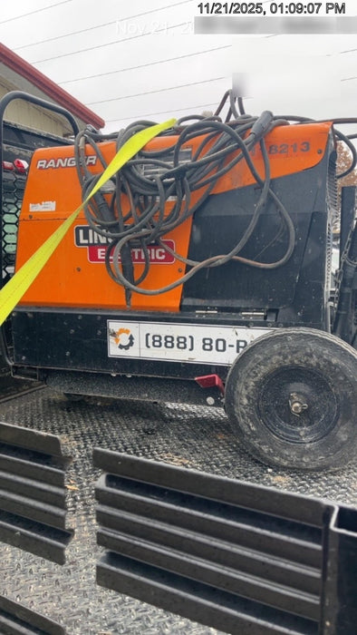 2020 Lincoln Electric Ranger 305 LPG Kohler Engine, One-Pak