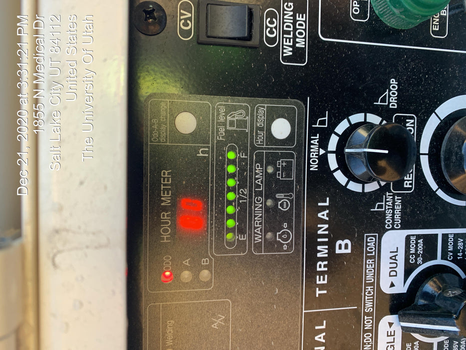 2020 Multiquip DLW400ESA4 400 amp Welder, 14kW, 120/240V, T4F Kubota, Trailer