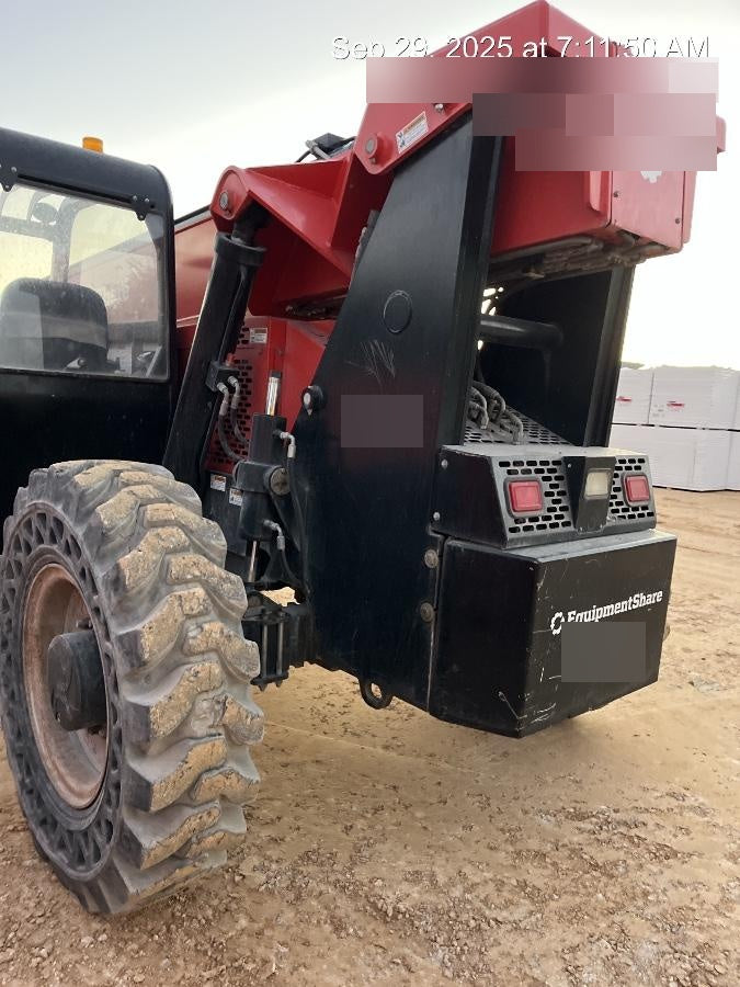 2019 Manitou MTA10055 Canopy, 120 HP, Solid Tires, Work Lights, Lift Hook, Auxiliary Hydraulics 66" Carriage and 60" Forks
