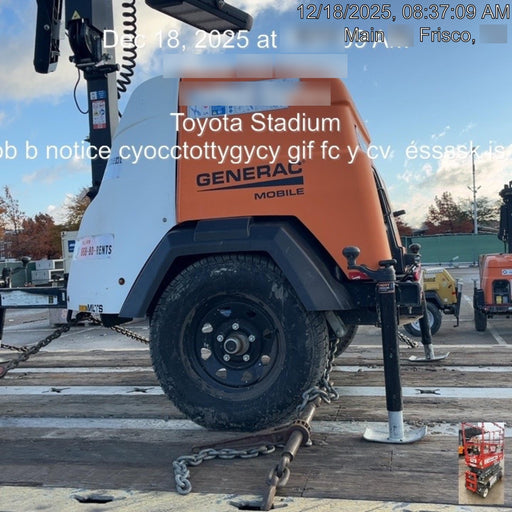 2023 Generac MLT2 Diesel, Flex Switch 120V Input, Powerzone Controller, (4) 320W LED Lights, 4kW Generator, 39.9 Gal Fuel Tank, 2" Ball, T3