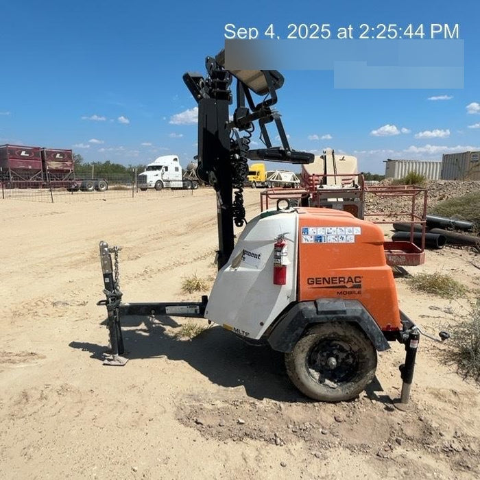 2024 Generac MLT2 Diesel, Flex Switch 120V Input, Powerzone Controller, 
(4) 320W LED Lights, 4kW Generator, 39.9 Gal Fuel Tank, 2" Ball, T3