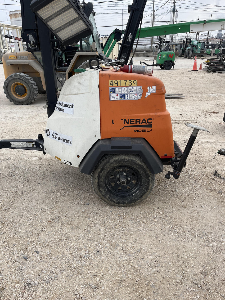 2025 Generac MLTS-4 Diesel, Mitsubishi L2E, 7.1 hp @1800 rpm, Flex Switch 120V Input, Powerzone Controller, (4) 320W LED Lights, 4kW Generator, 39.9 Gal Fuel Tank, 2" Ball, ES Decals