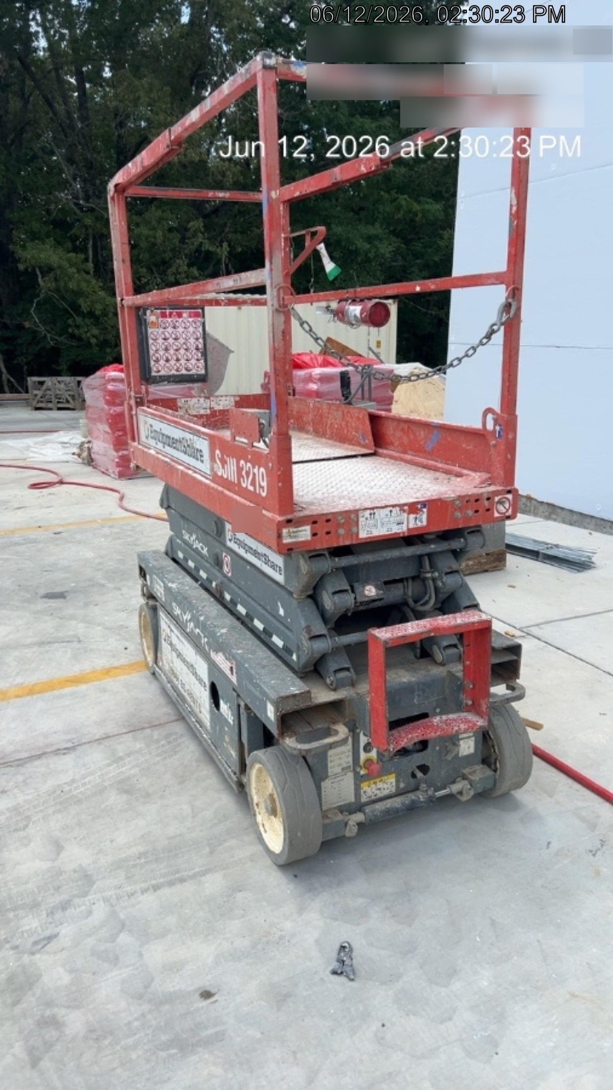 2019 Skyjack SJIII-3219 Standard Options, Trojan Batteries
