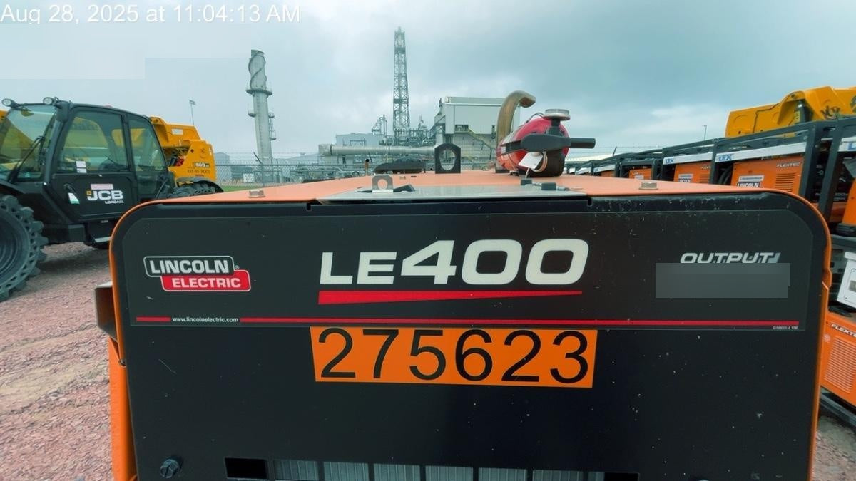 2022 Lincoln Electric LE400 Kubota V1505, Trlr, Cable Rack, Light Kit, ES Decals, T3