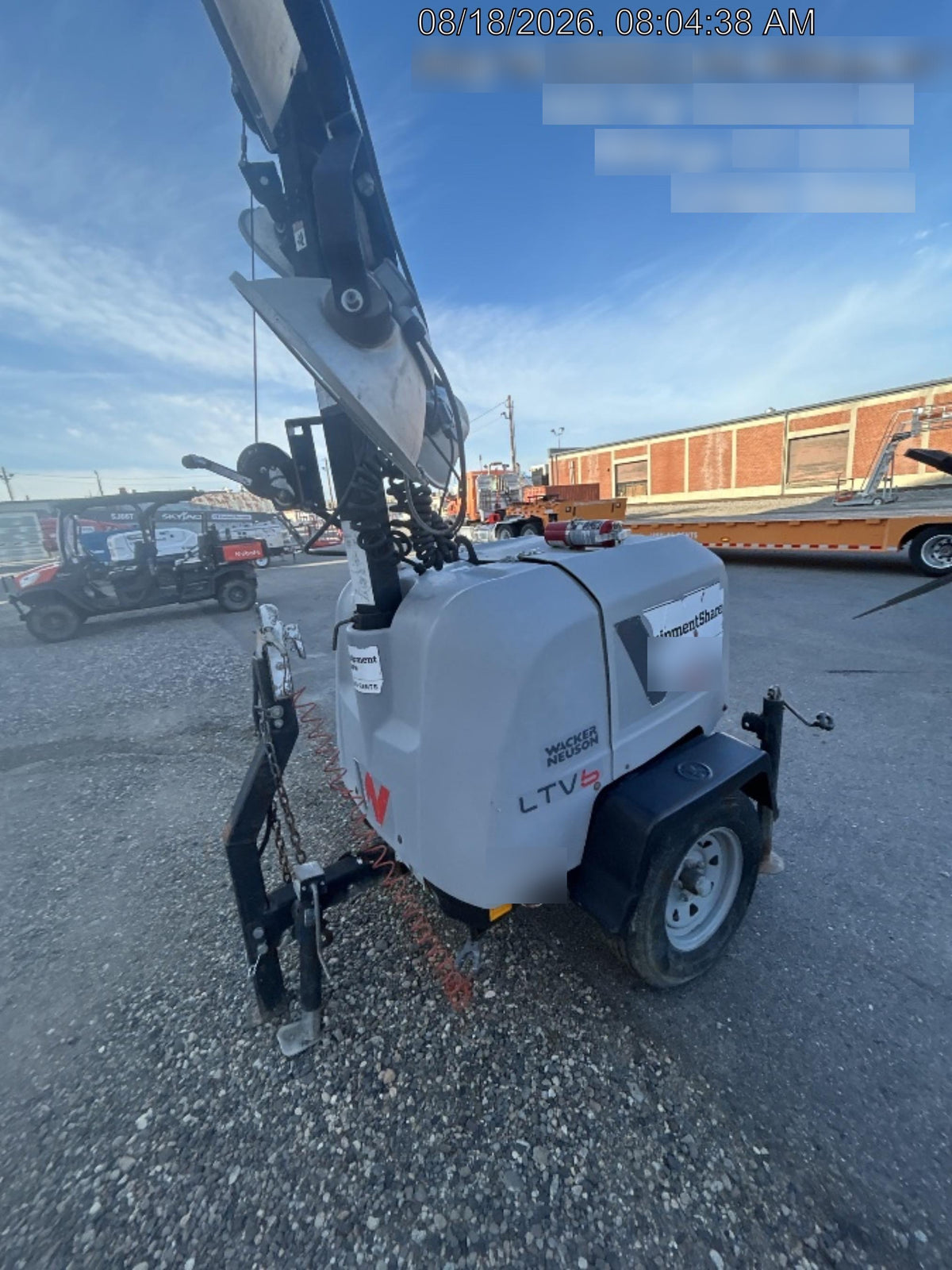2019 Wacker Neuson LTV6L-MH Standard Options, ES Track Hardware, Fuel Level Sensor