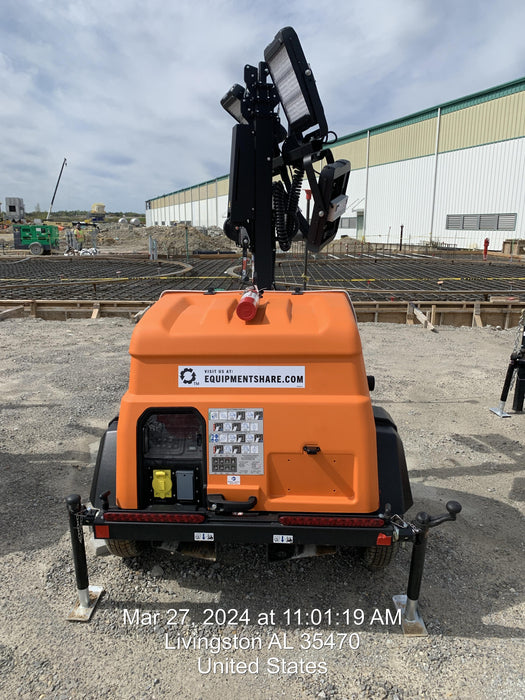 2024 Generac MLT2 Diesel, Flex Switch 120V Input, Powerzone Controller, 
(4) 320W LED Lights, 4kW Generator, 39.9 Gal Fuel Tank, 2" Ball, T3