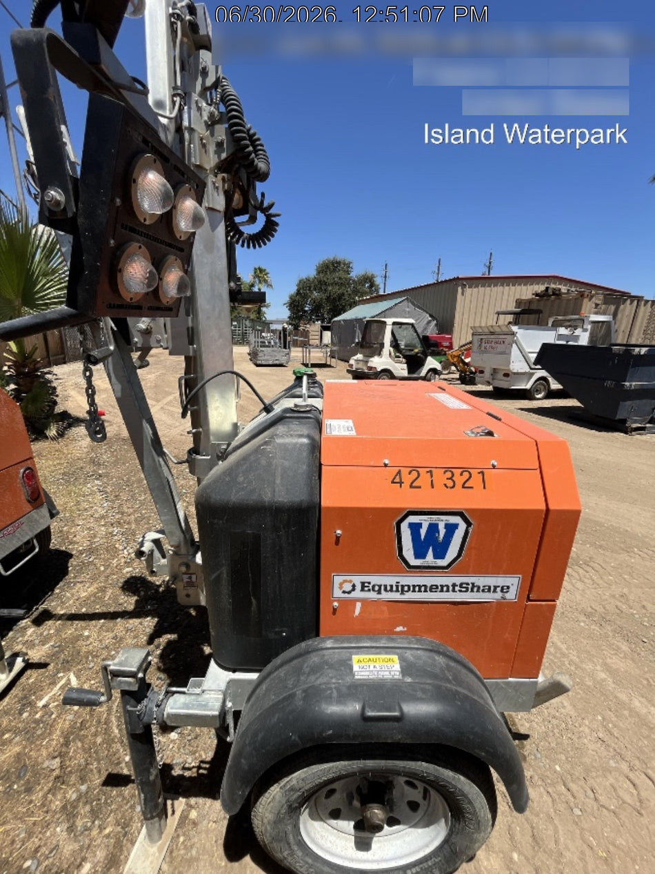 2024 Wanco WLTT-4MM4K Diesel, Deep Sea Controller, Shore Power Plug, Auto Start, (4) 350W LED Floodlights, 4kW Generator, 60 Gal Fuel Tank, 2" Ball, T3