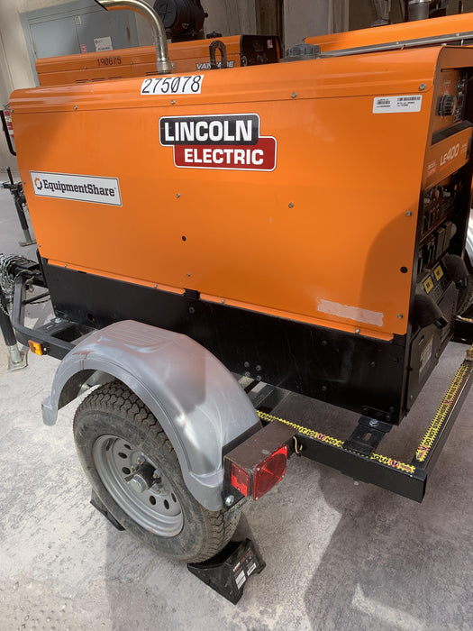 2022 Lincoln Electric LE400 Kubota V1505, Trlr, Cable Rack, Light Kit, ES Decals, T3