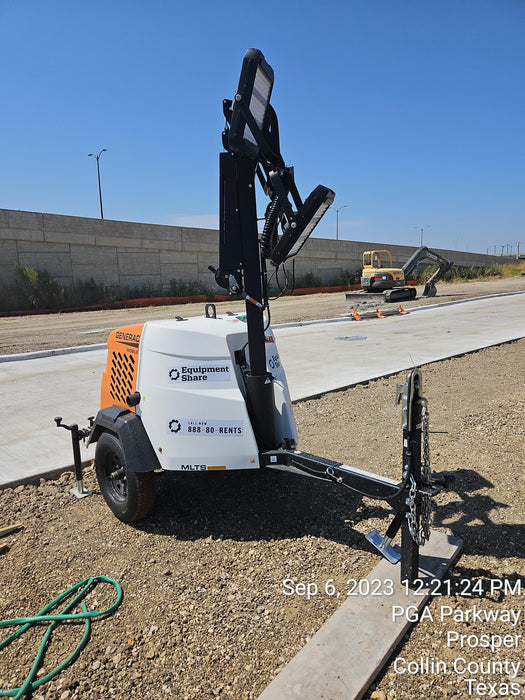 2023 Generac MLT2 Diesel, Flex Switch 120V Input, Powerzone Controller, (4) 320W LED Lights, 4kW Generator, 39.9 Gal Fuel Tank, 2" Ball, T3