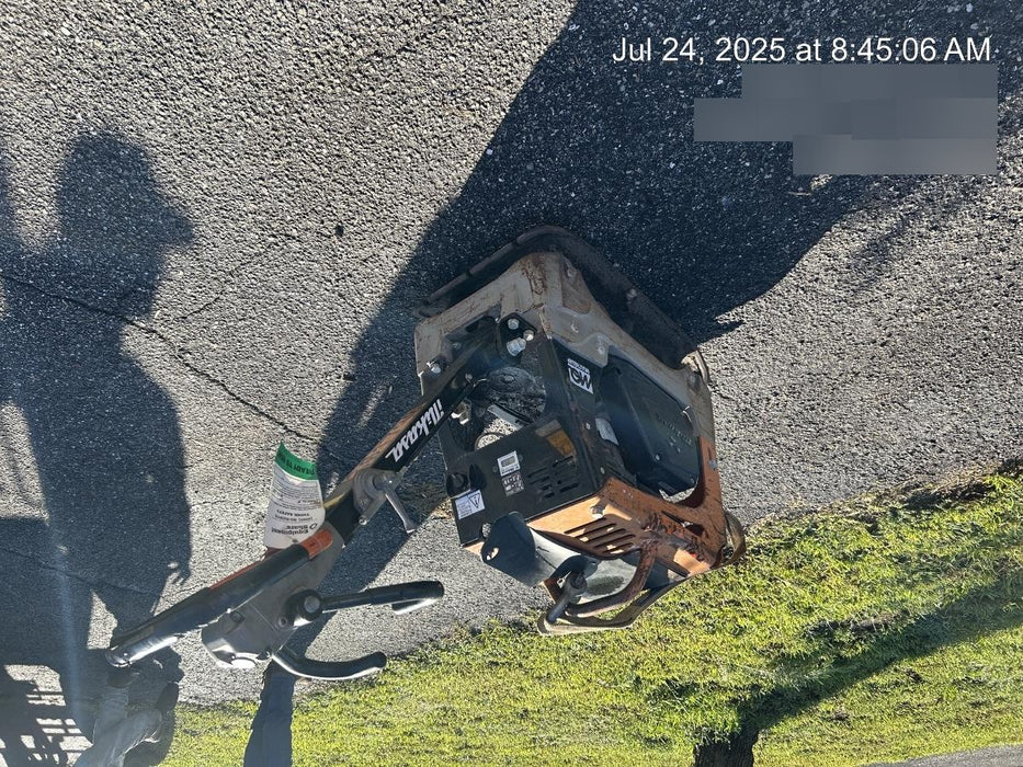 2023 Multiquip MVH158 Honda GX200, 17" Plate, Gas