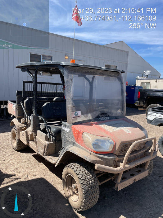 2022 Kubota RTV-X1140W-H Plastic Canopy, Windshield Acrylic Clear, LED Strobe Light, Wire Harness Kit, Back up Alarm