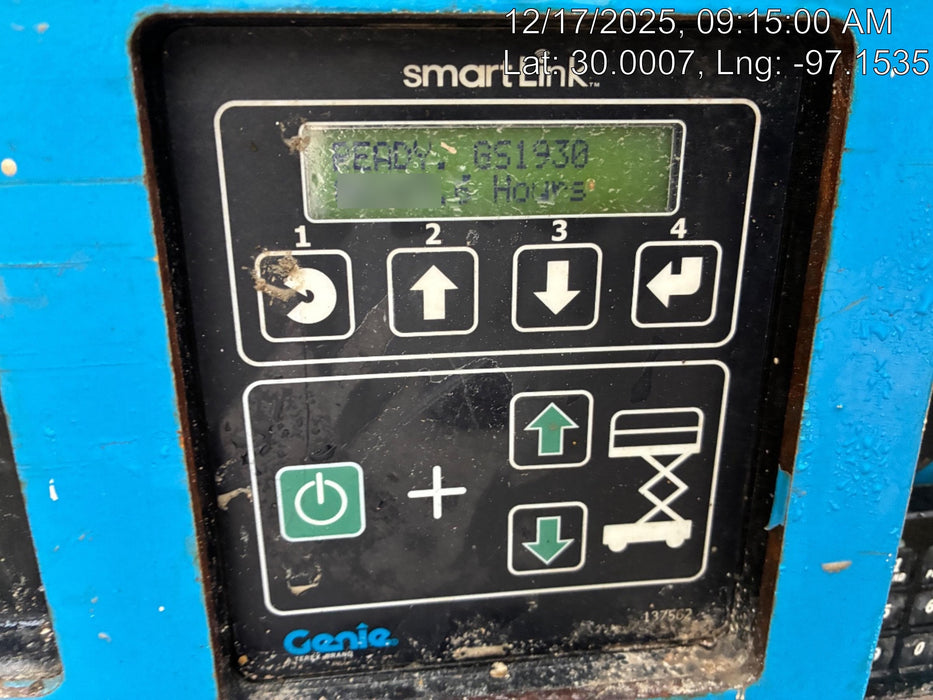 2019 Genie GS-1930 Fixed rails with chain Entry