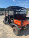 2021 Kubota RTV-X1140W-H Plastic Canopy, Windshield Acrylic Clear, LED Strobe Light, Wire Harness Kit, Back up Alarm