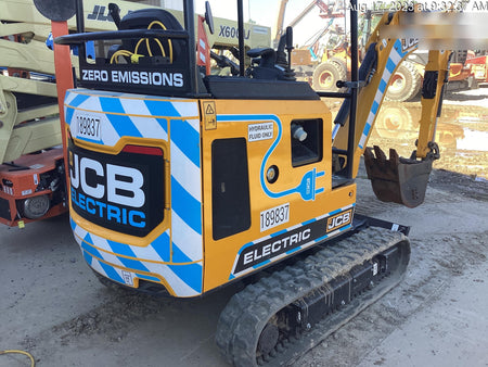 2022 JCB 19C-1E Canopy, Rubber Track, Beacon, Dipper, WL, Coupler, ES Decals