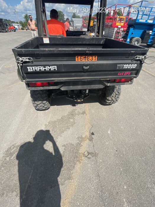 2021 Yanmar YU1000 Canopy, Steel Wheel, Poly WindShield, Beacon, Backup Alarm