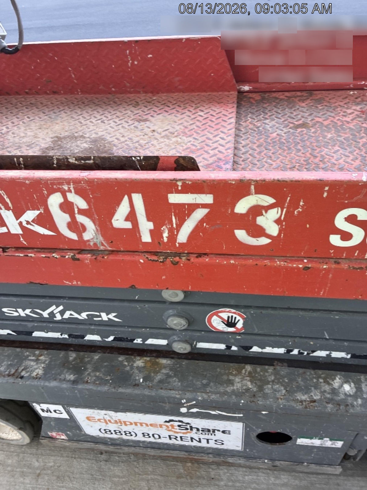 2017 Skyjack SJIII-3219 Skyjack SJ3219, Extended Warranty 5yr/5k hr
