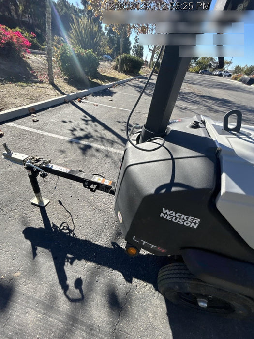 2024 Wacker Neuson LTT4 Diesel, Kohler KDW702, Deep Sea Controller, Auto Start, LED 320W, Bypass Outlet, T3