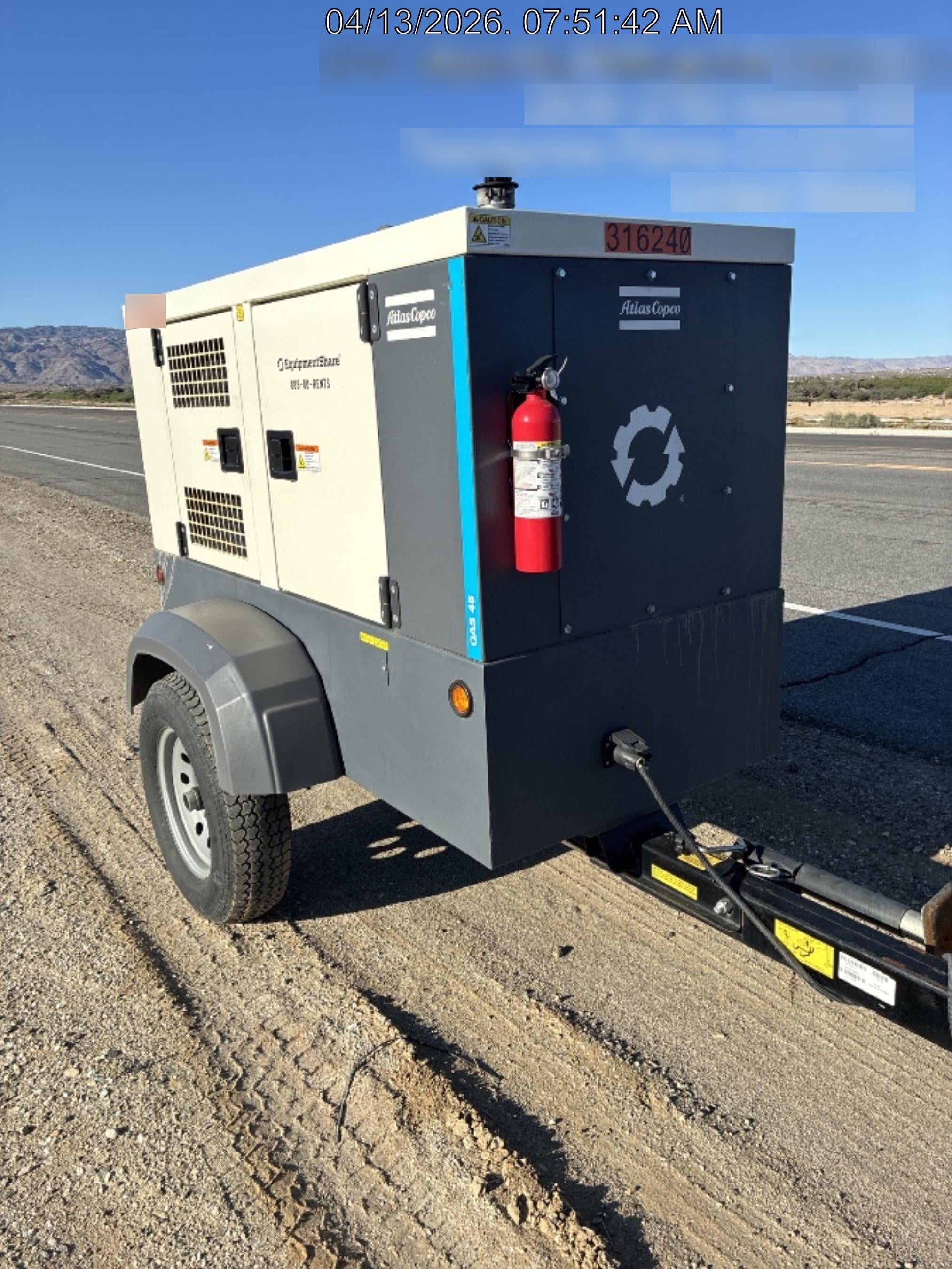 2023 ATLAS COPCO QAS45 CWK