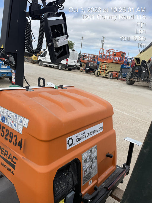 2023 Generac MLT2 Diesel, Flex Switch 120V Input, Powerzone Controller, (4) 320W LED Lights, 4kW Generator, 39.9 Gal Fuel Tank, 2" Ball, T3