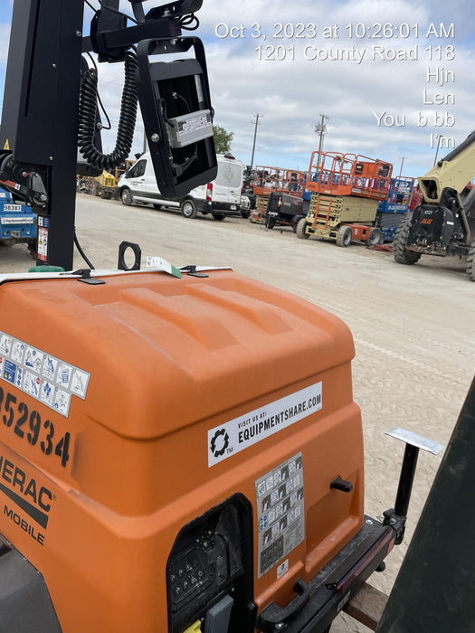 2023 Generac MLT2 Diesel, Flex Switch 120V Input, Powerzone Controller, (4) 320W LED Lights, 4kW Generator, 39.9 Gal Fuel Tank, 2" Ball, T3