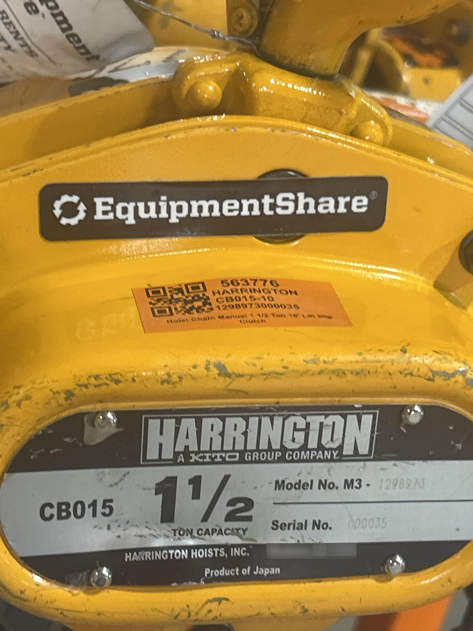 2025 HARRINGTON CB015-10