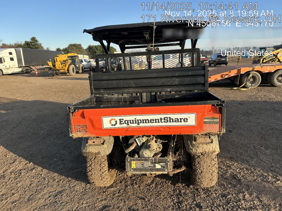 2022 Kubota RTV-X1140W-H Plastic Canopy, Windshield Acrylic Clear, LED Strobe Light, Wire Harness Kit, Back up Alarm