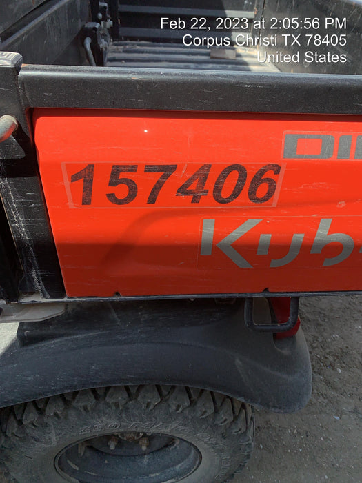 2021 Kubota RTV-X1140W-H Plastic Canopy, Windshield Acrylic Clear, LED Strobe Light, Wire Harness Kit, Back up Alarm