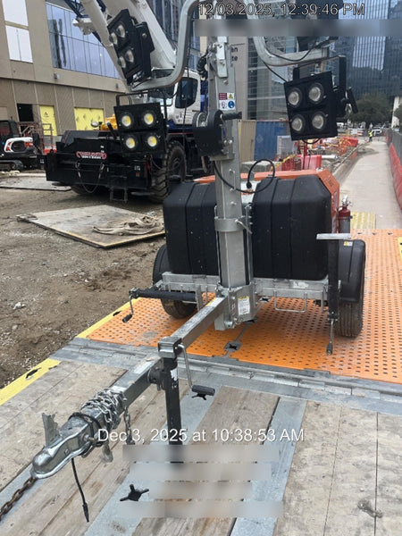 2024 Wanco WLTT-4MM4K Diesel, Deep Sea Controller, Shore Power Plug, Auto Start, (4) 350W LED Floodlights, 4kW Generator, 60 Gal Fuel Tank, 2" Ball, T3