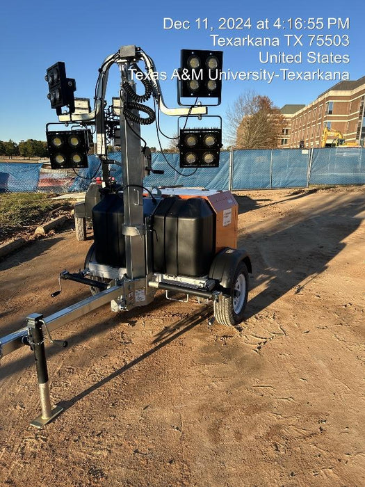 2024 Wanco WLTT-4MM4K Diesel, Deep Sea Controller, Shore Power Plug, Auto Start, (4) 350W LED Floodlights, 4kW Generator, 60 Gal Fuel Tank, 2" Ball, T3