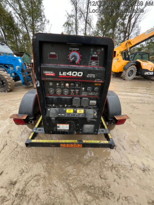 2022 Lincoln Electric LE400 Kubota V1505, Trlr, Cable Rack, Light Kit, ES Decals, T3