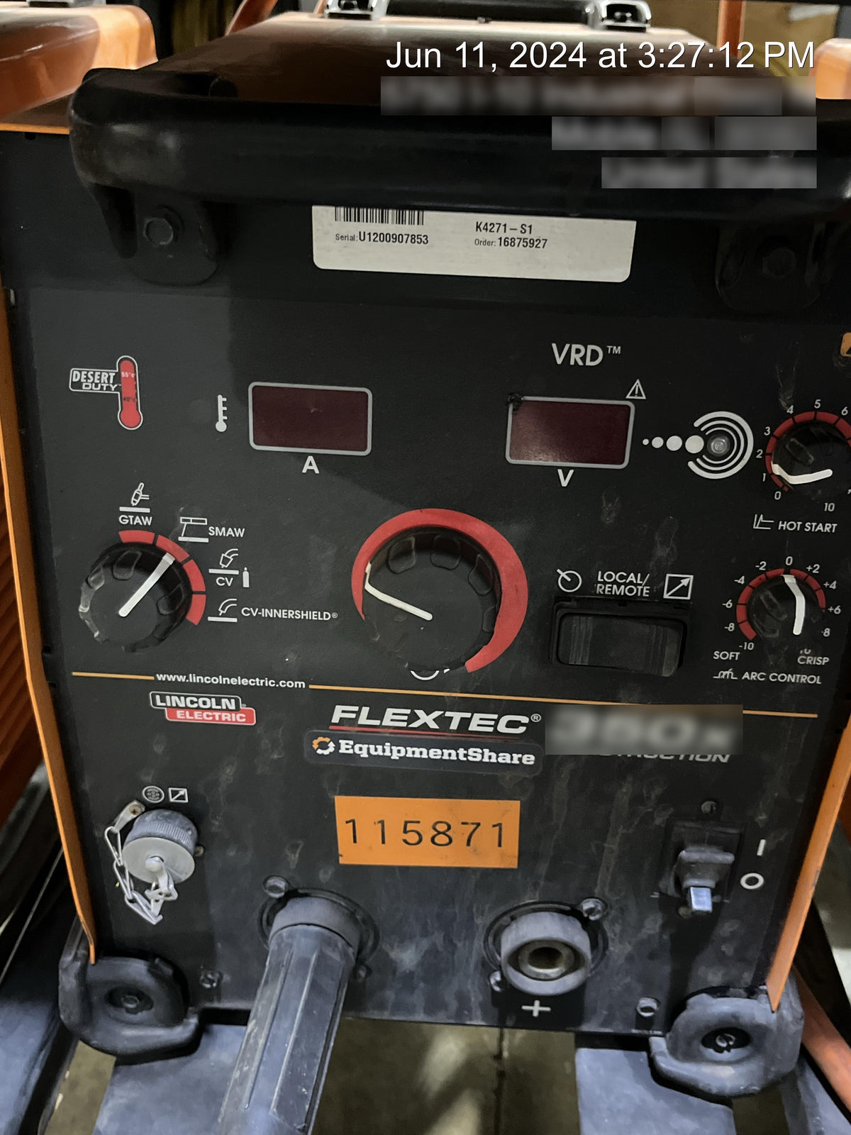 2020 LINCOLN ELECTRIC FLEXTEC 350X