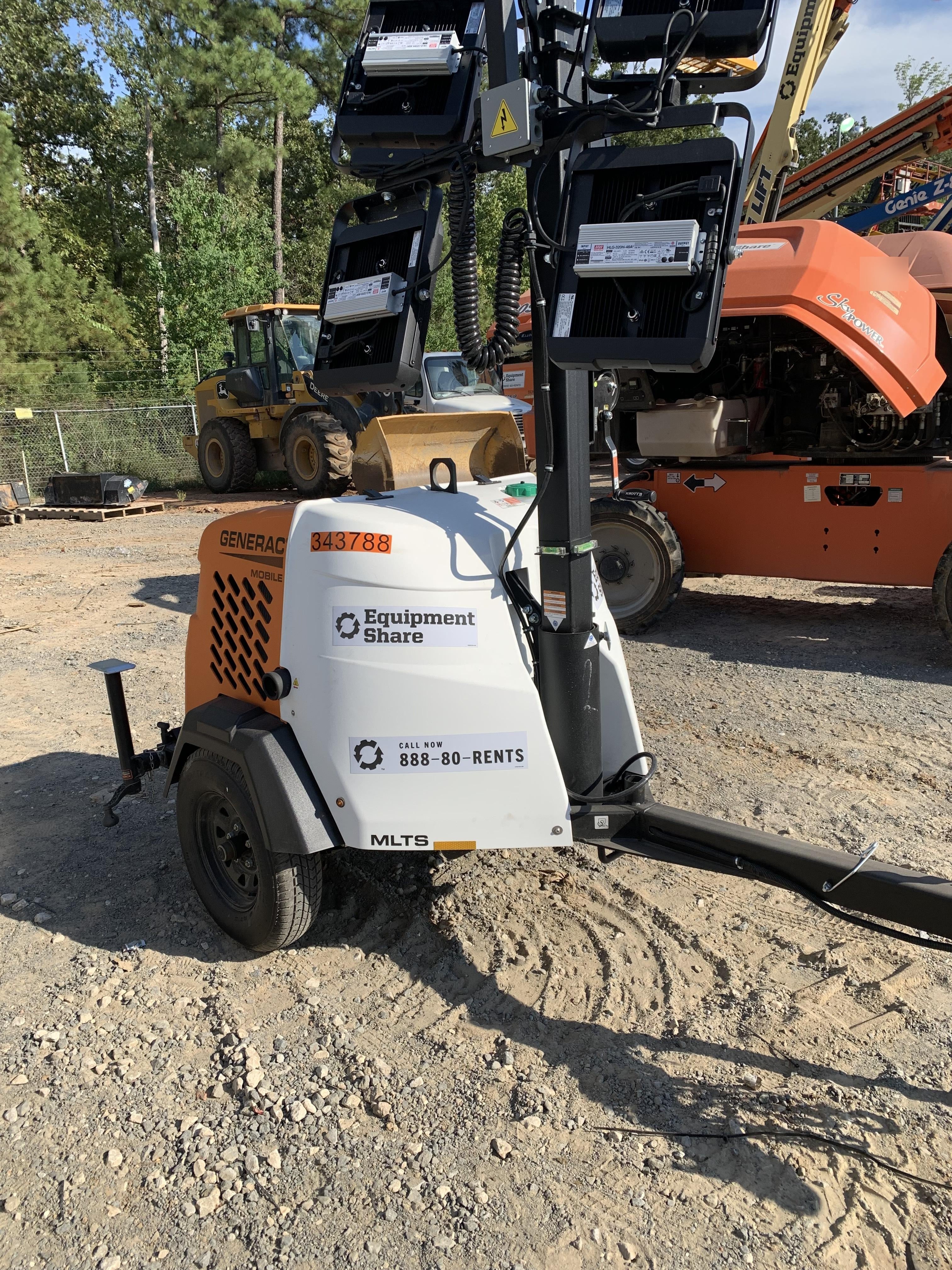 2023 Generac MLT2 Diesel, Flex Switch 120V Input, Powerzone Controller, (4) 320W LED Lights, 4kW Generator, 39.9 Gal Fuel Tank, 2" Ball, T3