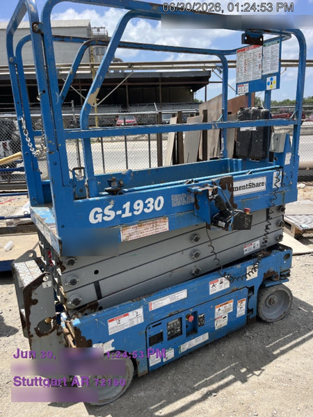 2018 Genie GS-1930 Genie GS-1930 Scissor Lift w/Standard Options