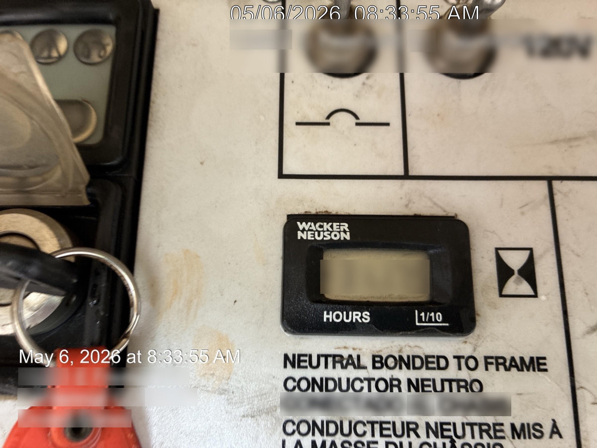 2019 Wacker Neuson LTV6L-MH Mobile Light Tower w/Fuel Level Sensor Installed