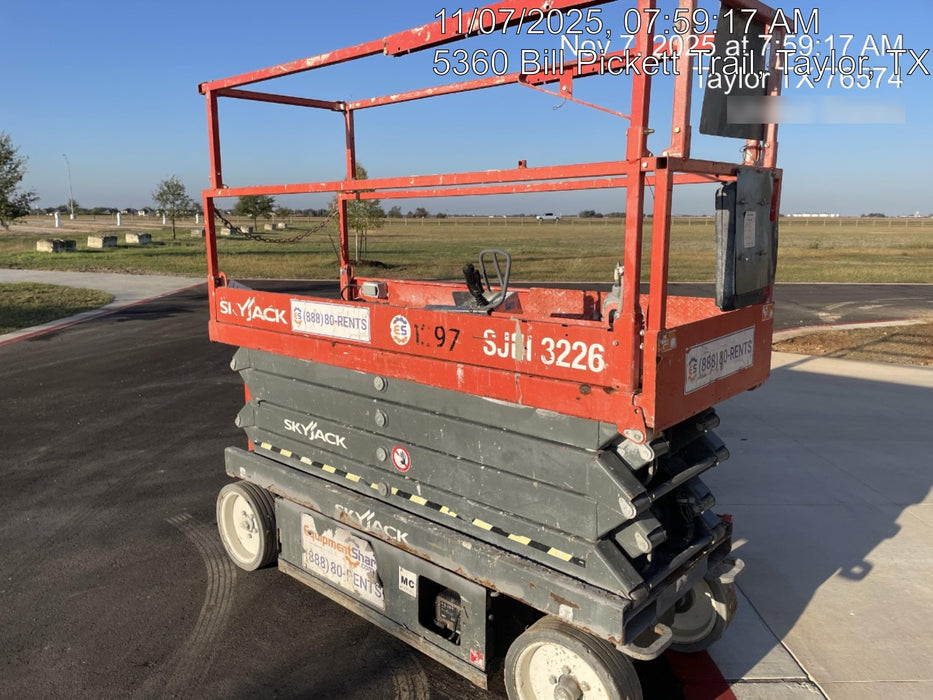 2016 Skyjack SJIII-3226 26' Scissor Lift