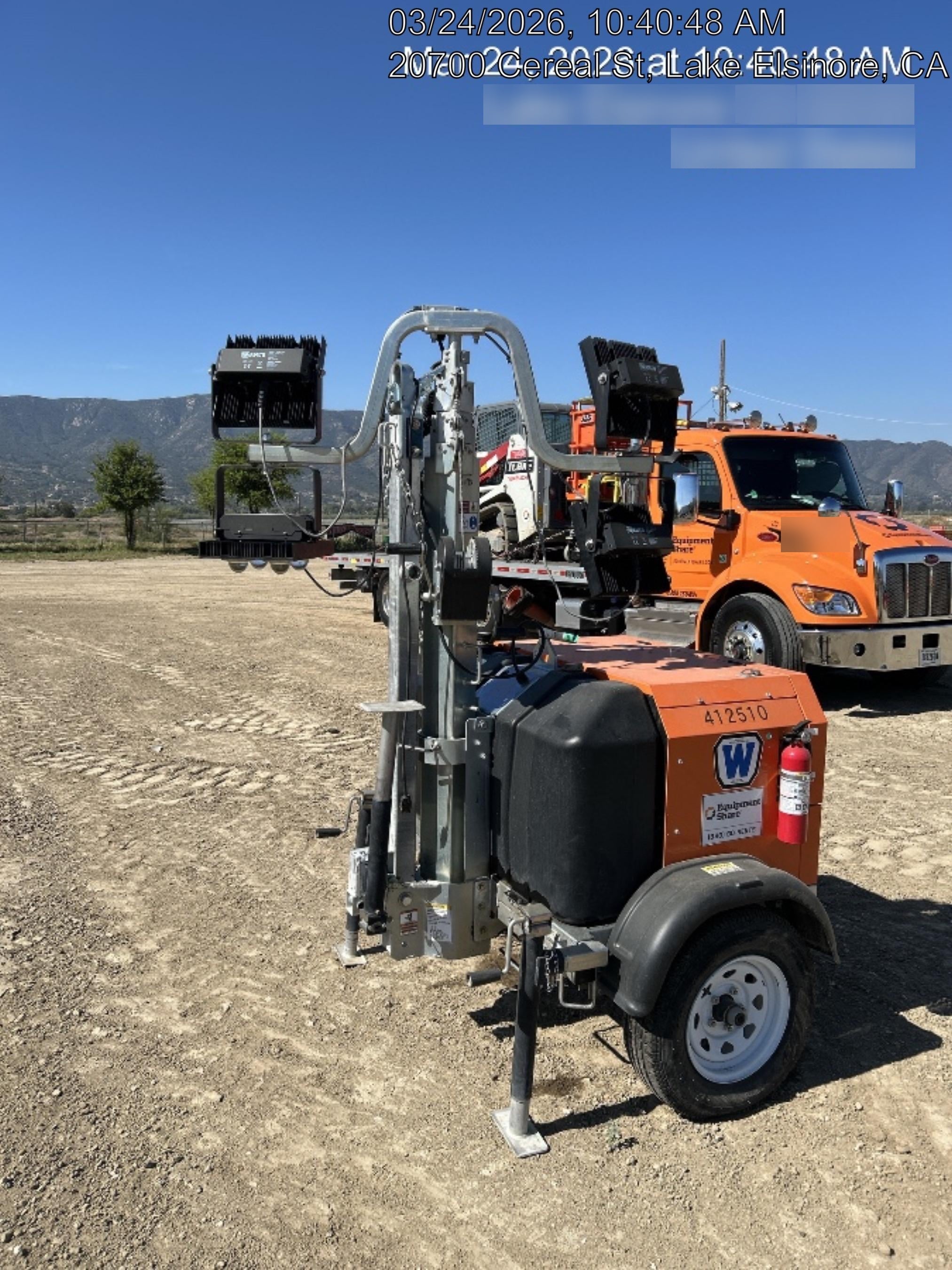 2024 Wanco WLTT-4MM4K Diesel, Deep Sea Controller, Shore Power Plug, Auto Start, (4) 350W LED Floodlights, 4kW Generator, 60 Gal Fuel Tank, 2" Ball, T3