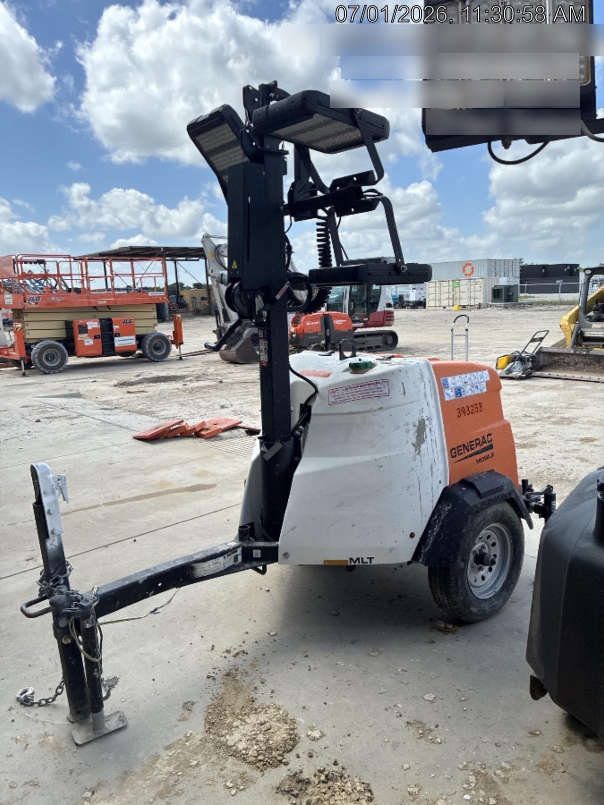 2024 Generac MLT2 Diesel, Flex Switch 120V Input, Powerzone Controller, 
(4) 320W LED Lights, 4kW Generator, 39.9 Gal Fuel Tank, 2" Ball, T3