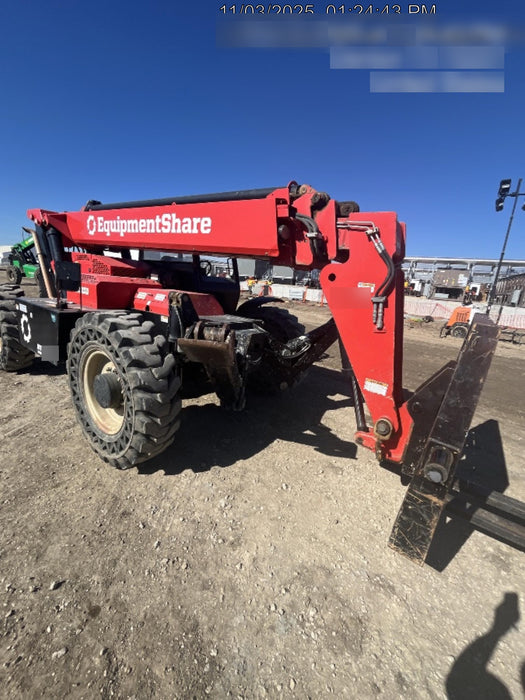 2019 Manitou MTA10055 Canopy, 120 HP, Solid Tires, Work Lights, Lift Hook, Auxiliary Hydraulics 66" Carriage and 60" Forks