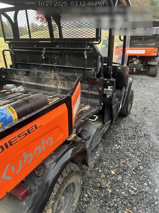 2021 Kubota RTV-X1140W-H Plastic Canopy, Windshield Acrylic Clear, LED Strobe Light, Wire Harness Kit, Back up Alarm