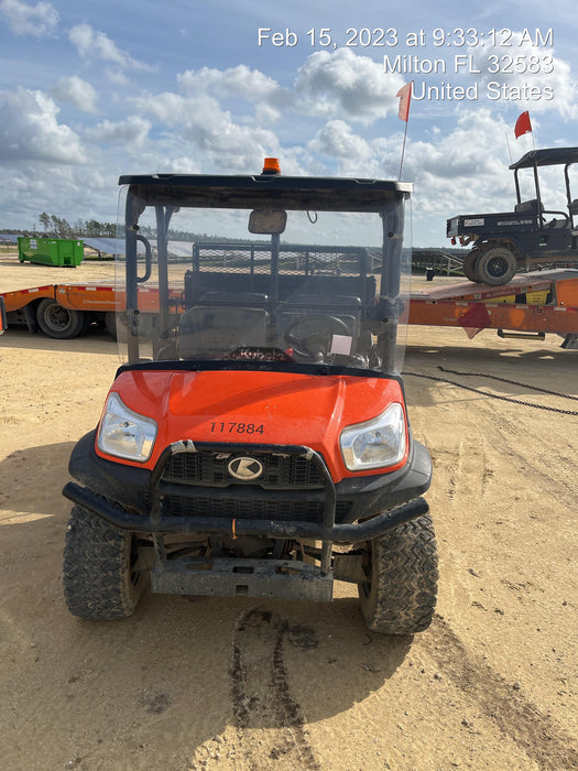 2020 Kubota RTV-X1140W-H 4WD, LED Strobe, Windshield Acrylic Clear, Plastic Canopy, Wire Harness Kit, Backup Alarm