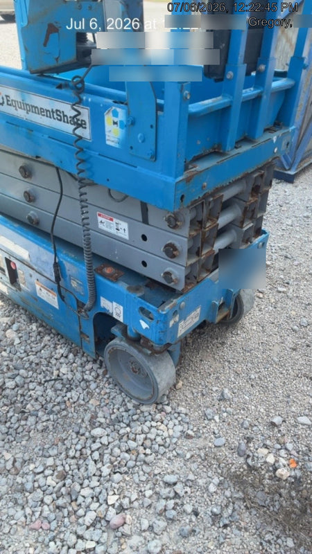 2019 Genie GS-1930 Fixed Rails with Chain Entry