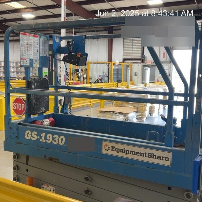 2019 Genie GS-1930 Fixed Rails with Chain Entry