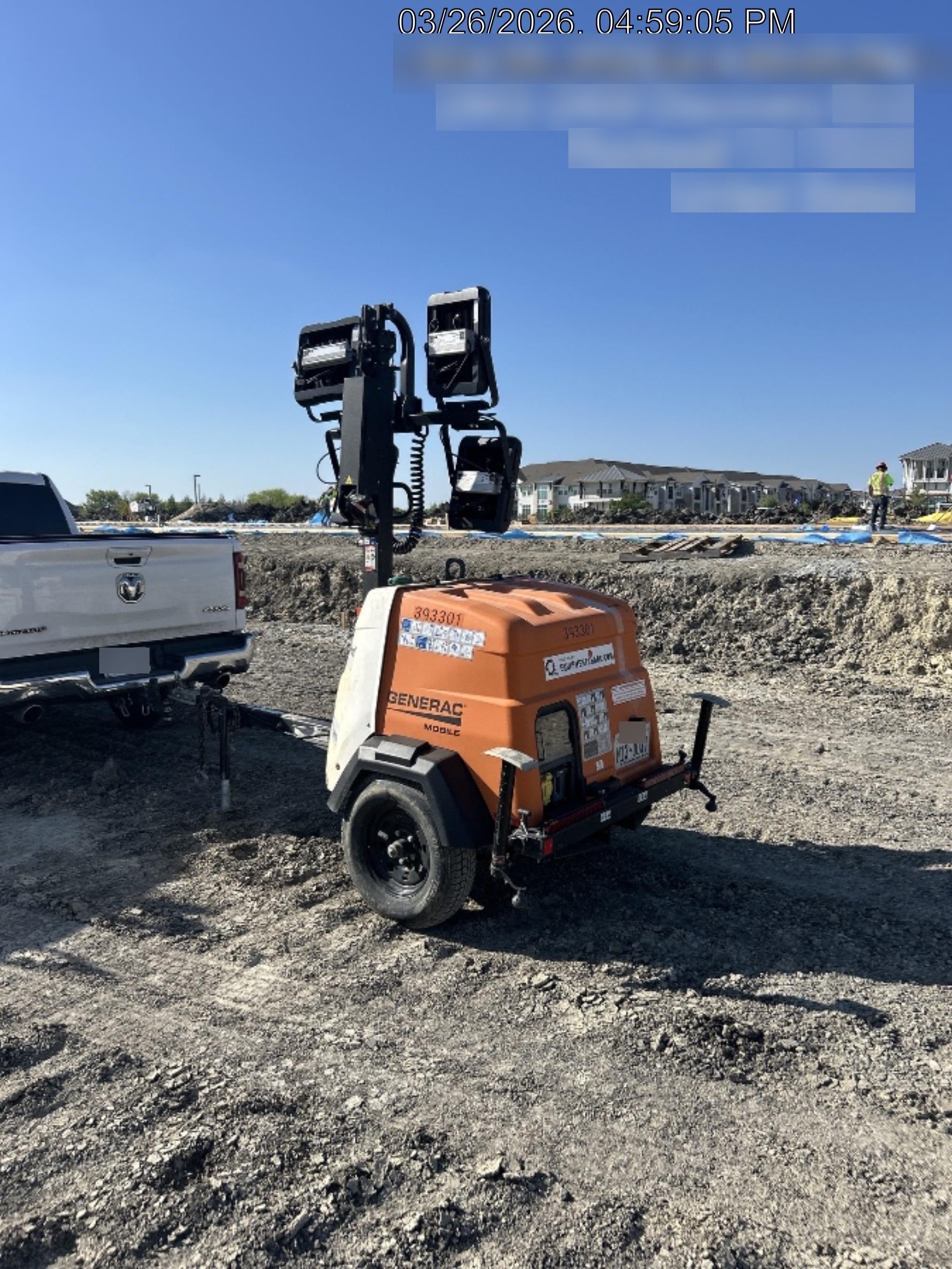 2024 Generac MLT2 Diesel, Flex Switch 120V Input, Powerzone Controller, 
(4) 320W LED Lights, 4kW Generator, 39.9 Gal Fuel Tank, 2" Ball, T3