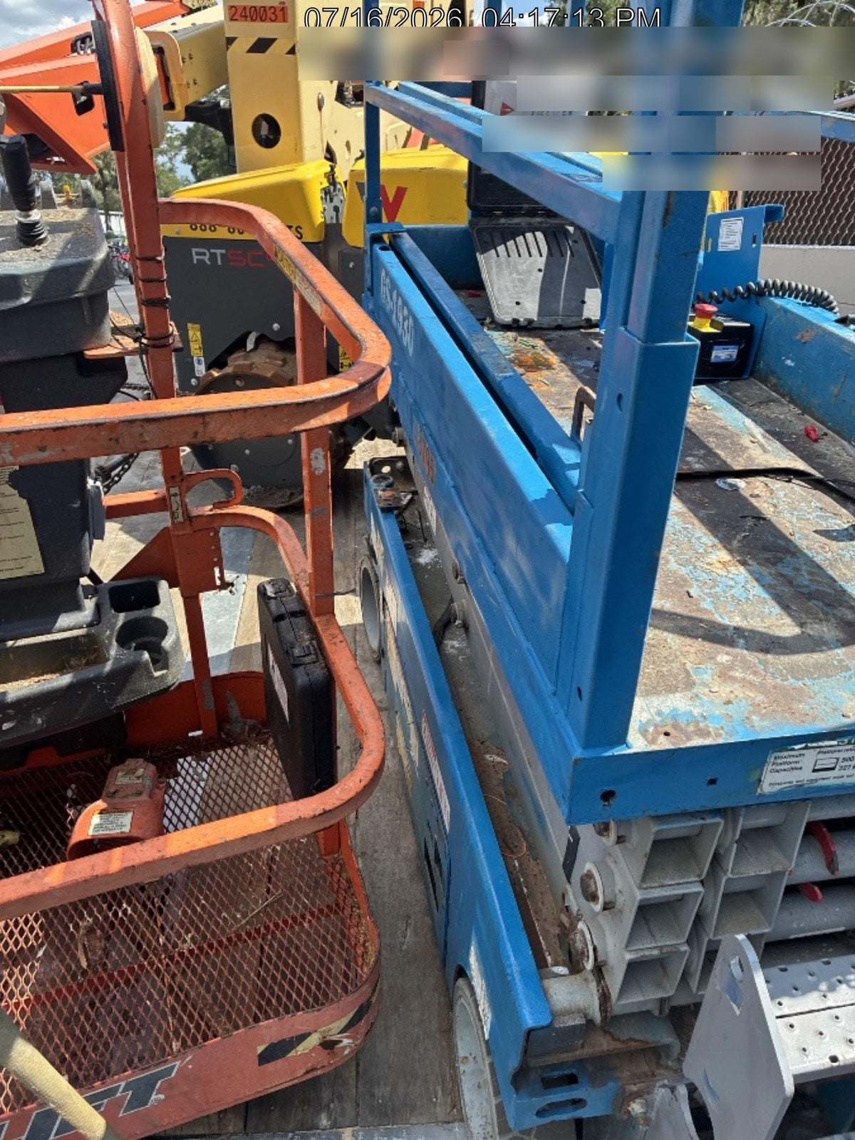 2019 Genie GS-1930 Fixed Rails with Chain Entry