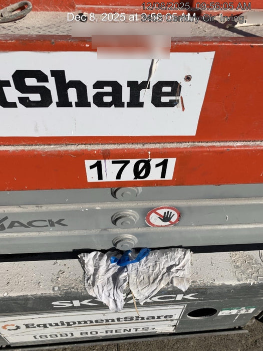 2016 Skyjack SJIII-3219 Skyjack SJ3219 Scissor Lift