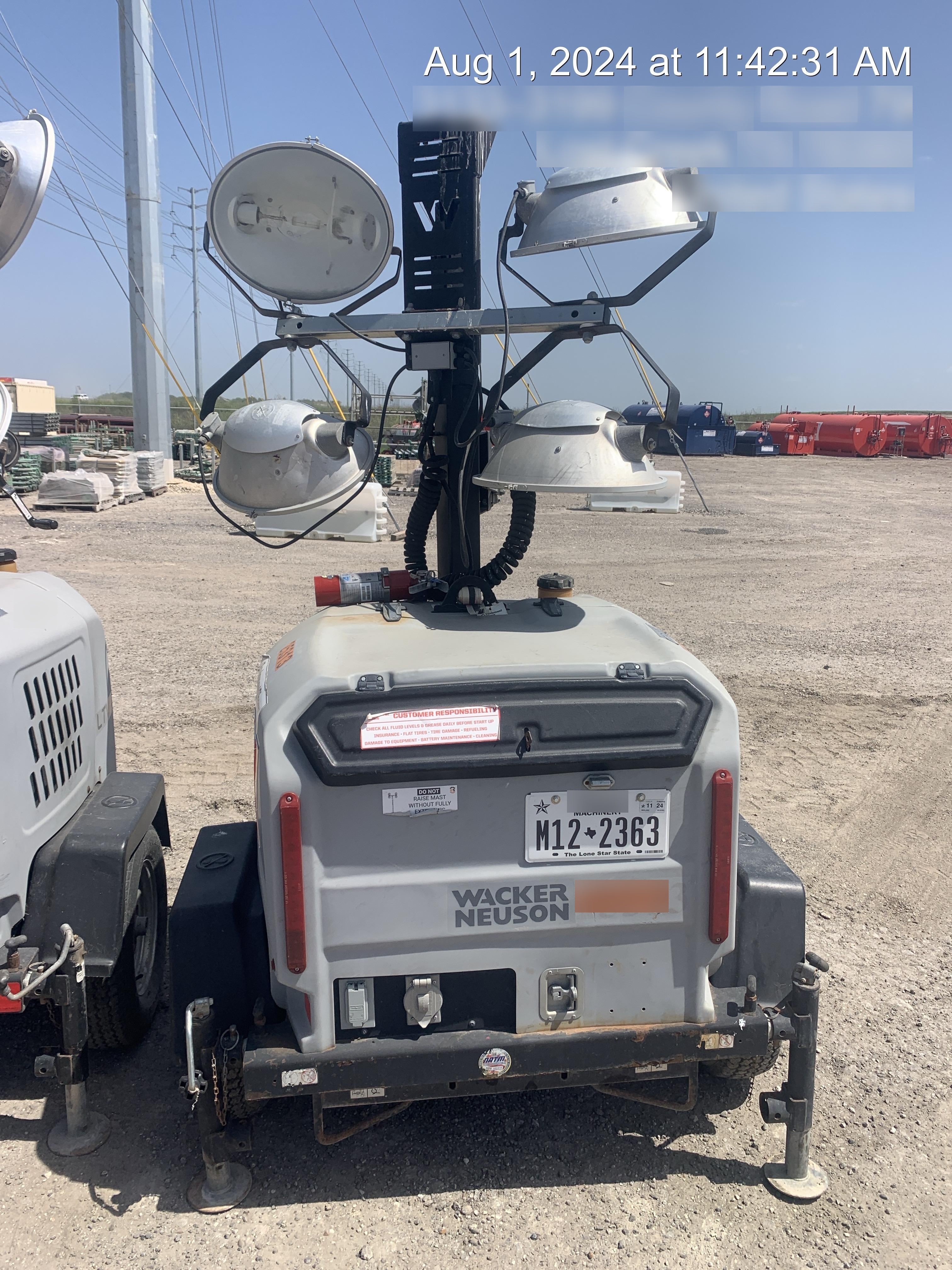 2019 Wacker Neuson LTV6L-MH Standard Options, ES Track Hardware, Fuel Level Sensor